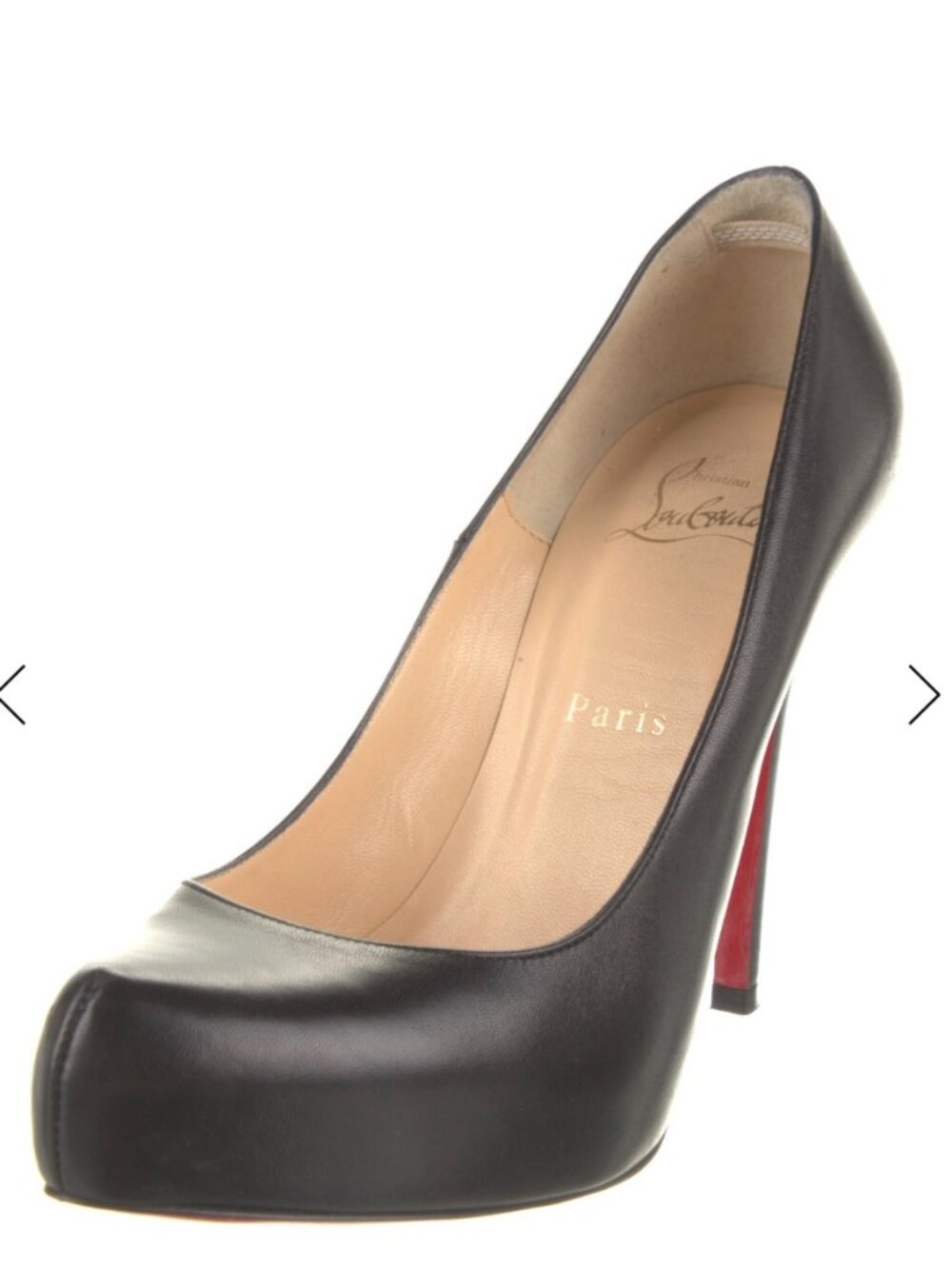 Christian Louboutin Rolando 120 Pumps. Black. Size 37.5.